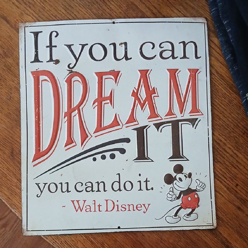 Disney Red and Black Art & Decals Wall Decor